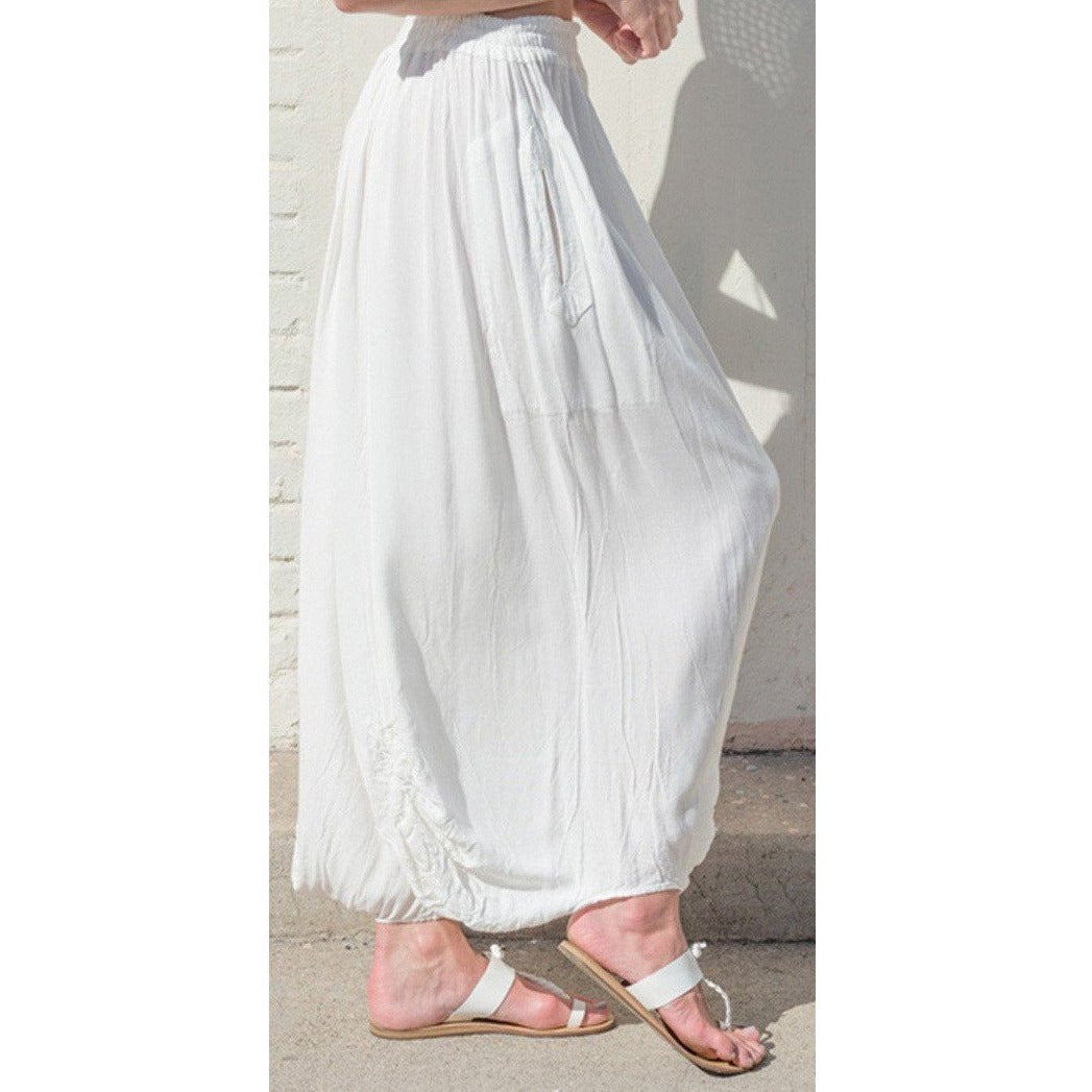 Pants up pointed petticoat